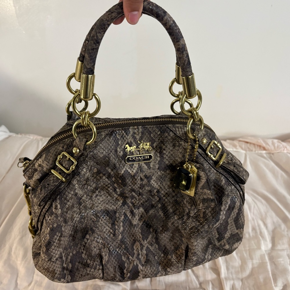 Coach Mad Emb Pyt Sophia Limited Edition Shoulder Bag